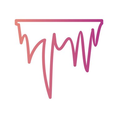 Icicle'ı vektör simge kişisel ve ticari kullanım için.............