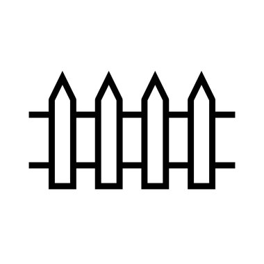 Çit vektör simge işareti simge vektör çizim kişisel ve ticari kullanım için..