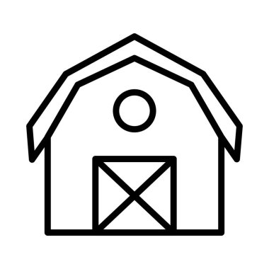 Ahır vektör simge işareti simge vektör çizim kişisel ve ticari kullanım için..