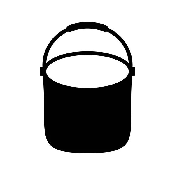 Eimer Vektor Symbol Symbol Vektor Illustration Für Den Persönlichen Und — Stockvektor
