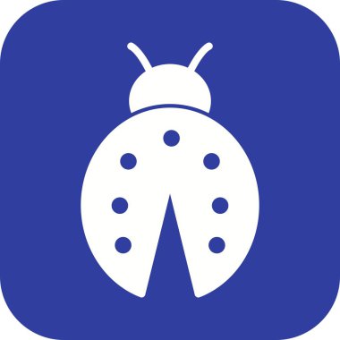 Lady Bug vektör simge işareti simge vektör çizim kişisel ve ticari kullanım için..