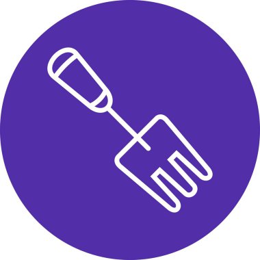Bahçe çatal vektör simge işareti simge vektör çizim kişisel ve ticari kullanım için..