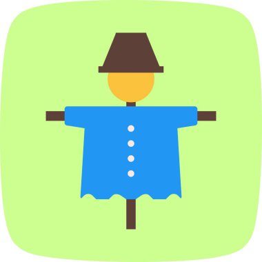 Korkutma karga vektör simge işareti simge vektör çizim kişisel ve ticari kullanım için..