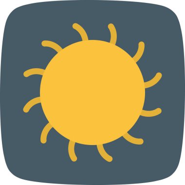 Güneş vektör simge işareti simge vektör çizim kişisel ve ticari kullanım için..