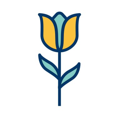 Lale vektör simge işareti simge vektör çizim kişisel ve ticari kullanım için..