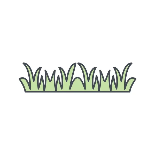 Grasvektor Symbol Symbol Vektor Illustration Für Den Persönlichen Und Kommerziellen — Stockvektor