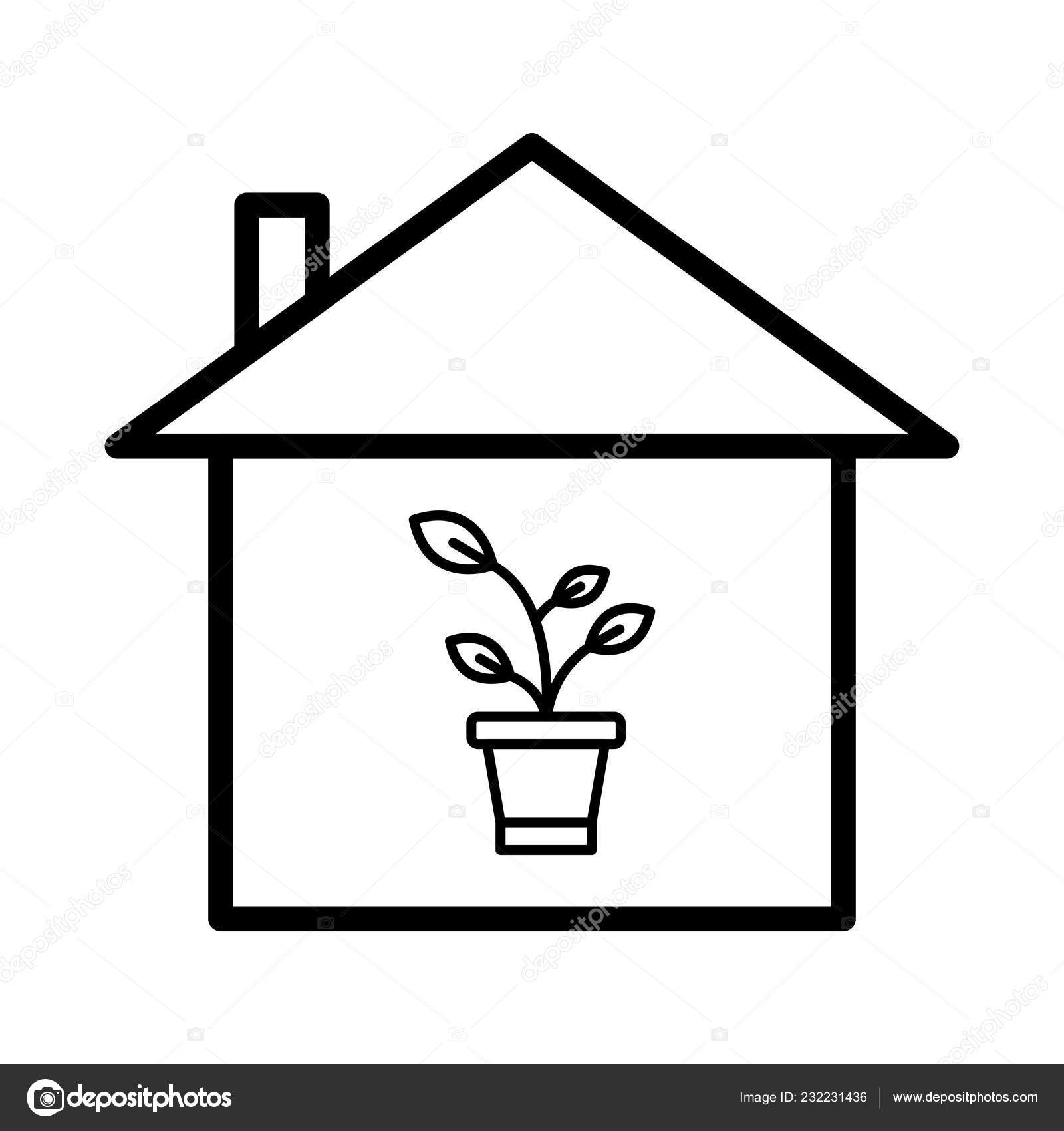 Anlage Haus Symbol Zeichen Symbol Vektor Vektorgrafik Fur