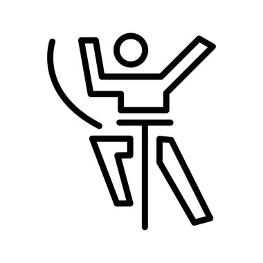 Macera işareti simge vektör çizim kişisel ve ticari kullanım için..