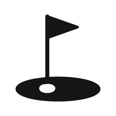 Golf işareti simge vektör çizim kişisel ve ticari kullanım için..