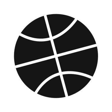 Basketbol işareti simge vektör çizim kişisel ve ticari kullanım için..