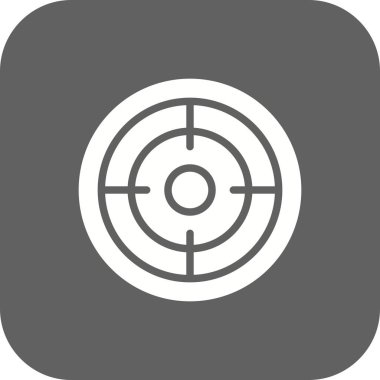 Hedef işareti simge vektör çizim kişisel ve ticari kullanım için..