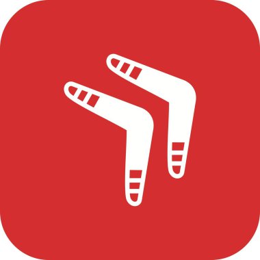 Bumerang işareti simge vektör çizim kişisel ve ticari kullanım için..