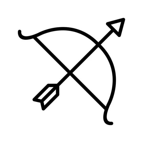弓标志图标矢量插图供个人和商业使用 — 图库矢量图片