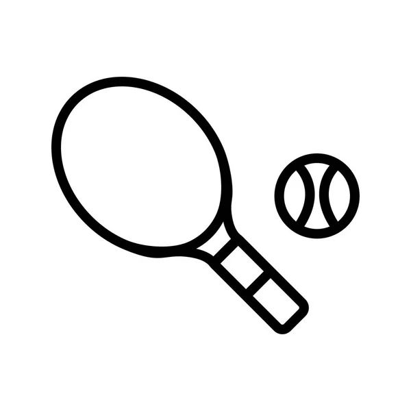 Tennis Teken Icon Vectorillustratie Voor Persoonlijk Commercieel Gebruik — Stockvector