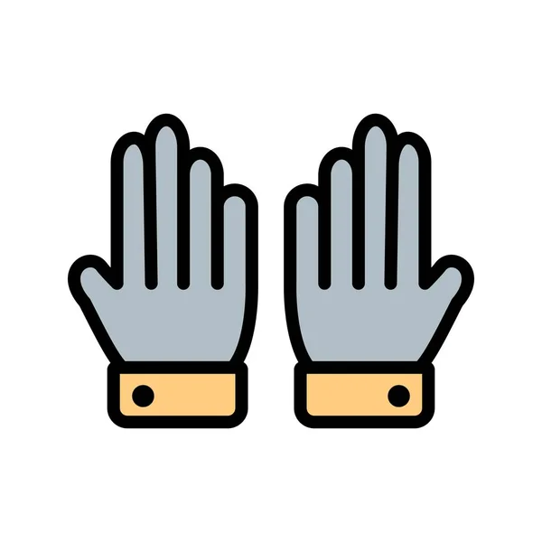 Handskar Sign Ikonen Vektorillustration För Personligt Och Kommersiellt Bruk — Stock vektor