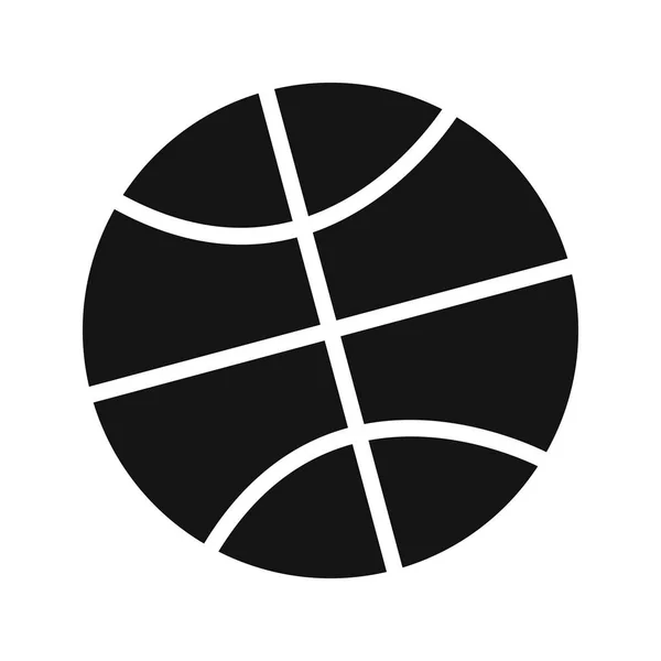 Kosárlabda Jel Ikon Vektoros Illusztráció Személyes Edzőtermi Használatra — Stock Vector