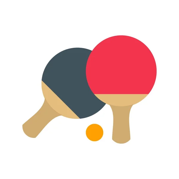 Ilustración Vectorial Del Icono Del Signo Ping Pong Para Uso — Vector de stock