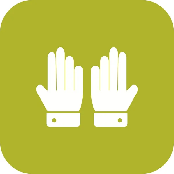 Γάντια Σύμβολο Εικονίδιο Εικονογράφηση Διάνυσμα Για Προσωπική Και Εμπορική Χρήση — Διανυσματικό Αρχείο