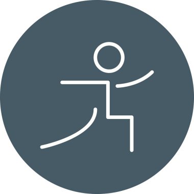 Yoga işareti simge vektör çizim kişisel ve ticari kullanım için..