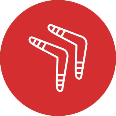 Bumerang işareti simge vektör çizim kişisel ve ticari kullanım için..