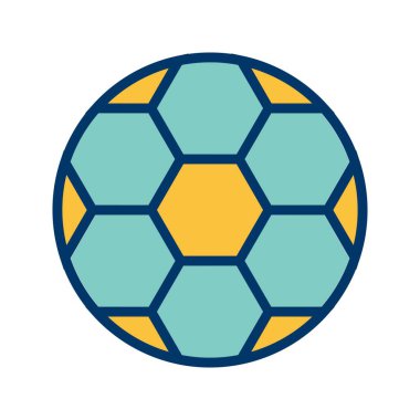 Futbol işareti simge vektör çizim kişisel ve ticari kullanım için..