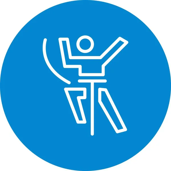 Icono Signo Aventura Ilustración Vectorial Para Uso Personal Comercial — Vector de stock