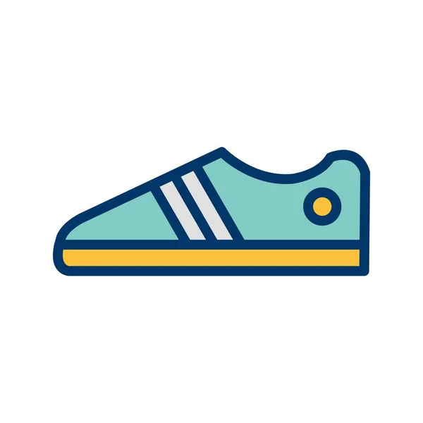Shoes Sign Icon Vector Illustration Personal Commercial Use — Stock Vector
