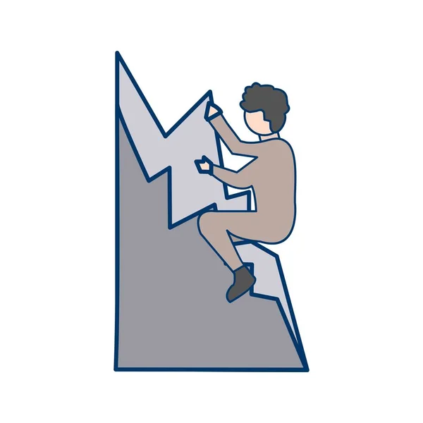 個人的な商業使用のため登山標識アイコン ベクトル図 — ストックベクタ