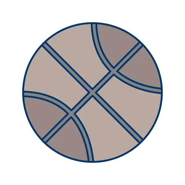 Basketbal Teken Icon Vectorillustratie Voor Persoonlijk Commercieel Gebruik — Stockvector