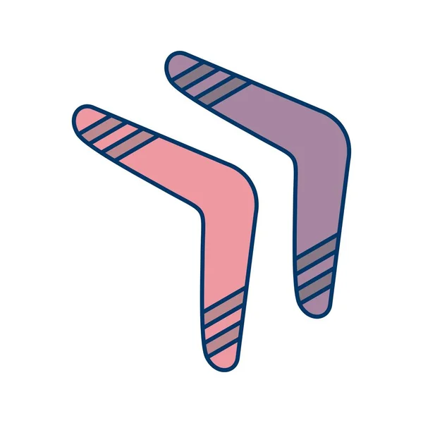 Boomerang Logga Ikonen Vektorillustration För Personligt Och Kommersiellt Bruk — Stock vektor
