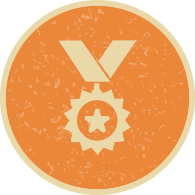 Madalya işareti simge vektör çizim kişisel ve ticari kullanım için..