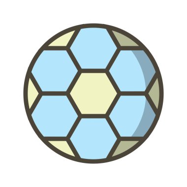 Futbol işareti simge vektör çizim kişisel ve ticari kullanım için..