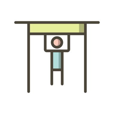 Handbar işareti simge vektör çizim kişisel ve ticari kullanım için..