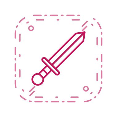 Silah işareti simge vektör çizim kişisel ve ticari kullanım için..