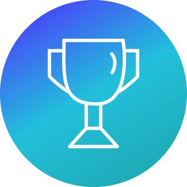 Kupa işareti simge vektör çizim kişisel ve ticari kullanım için..