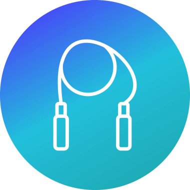 Atlama ipi işareti simge vektör çizim kişisel ve ticari kullanım için..