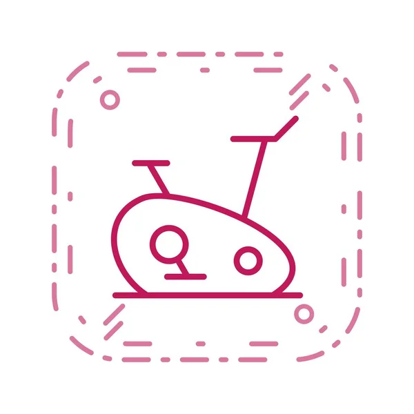 Bisiklet Işareti Simge Vektör Çizim Kişisel Ticari Kullanım Için Egzersiz — Stok Vektör