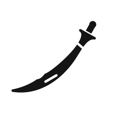 Kılıç vektör simge işareti simge vektör çizim kişisel ve ticari kullanım için..