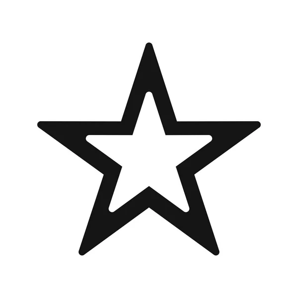 Icono Vector Estrella Icono Signo Icono Vector Ilustración Para Uso — Vector de stock