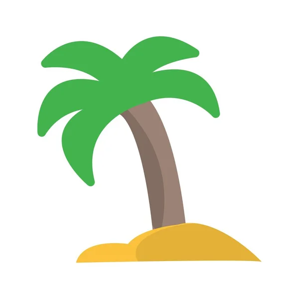 Palmiye Ağacı Vektör Simge Işareti Simge Vektör Çizim Kişisel Ticari — Stok Vektör