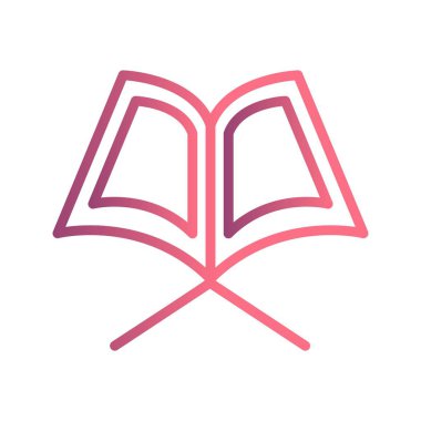 Kutsal Kur'an vektör simge işareti simge vektör çizim kişisel ve ticari kullanım için..