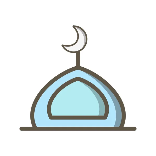 Mosque Vector Icon Sign Icon Vector Illustration For Personal And Commercial Use..