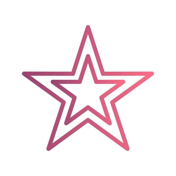 Зоряний Вектор Значок Значок Іконка Векторні Ілюстрації Особистого Комерційного Використання — стоковий вектор