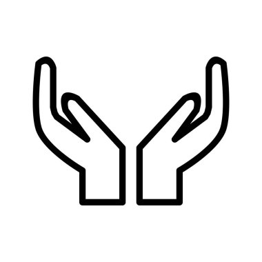 Vektör simge işareti simge vektör çizim kişisel ve ticari kullanım için dua..