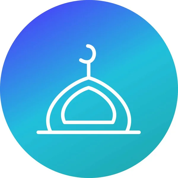 Mosque Vector Icon Sign Icon Vector Illustration For Personal And Commercial Use..