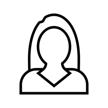 İş kadınları simgesini işaret simge vektör çizim kişisel ve ticari kullanım için vektör..