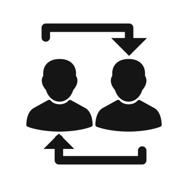 Exchange vektör simge işareti simge vektör çizim kişisel ve ticari kullanım için..