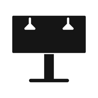 Billboard vektör simge işareti simge vektör çizim kişisel ve ticari kullanım için..