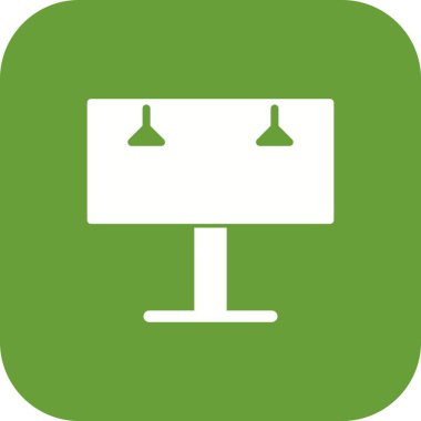 Billboard vektör simge işareti simge vektör çizim kişisel ve ticari kullanım için..