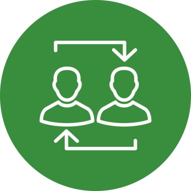 Exchange vektör simge işareti simge vektör çizim kişisel ve ticari kullanım için..